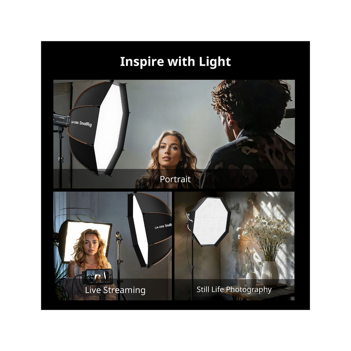 SmallRig LA-O90 Octagonal Softbox (35")-4633