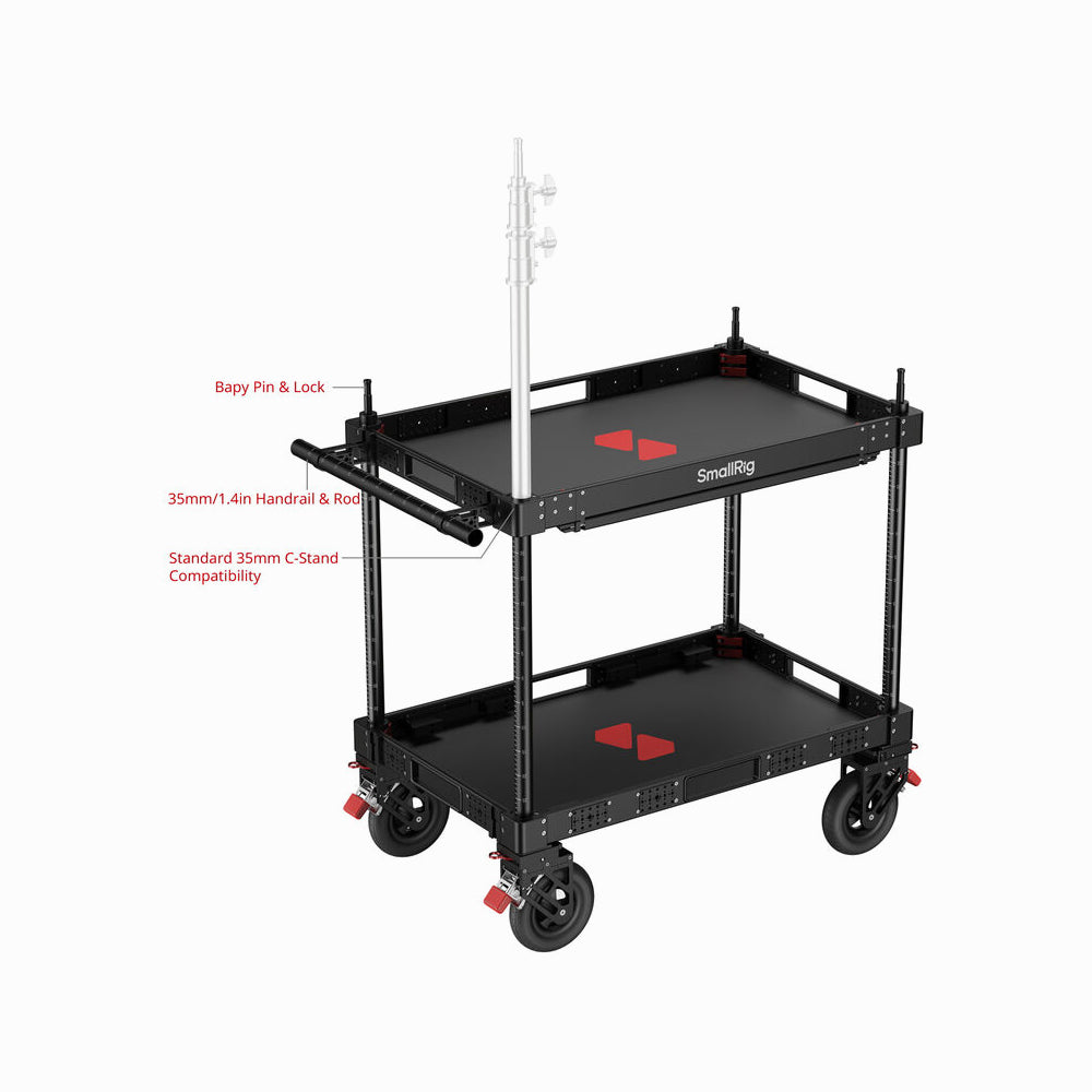 SmallRig MD4573 36" Lightweight Video Production Camera Cart