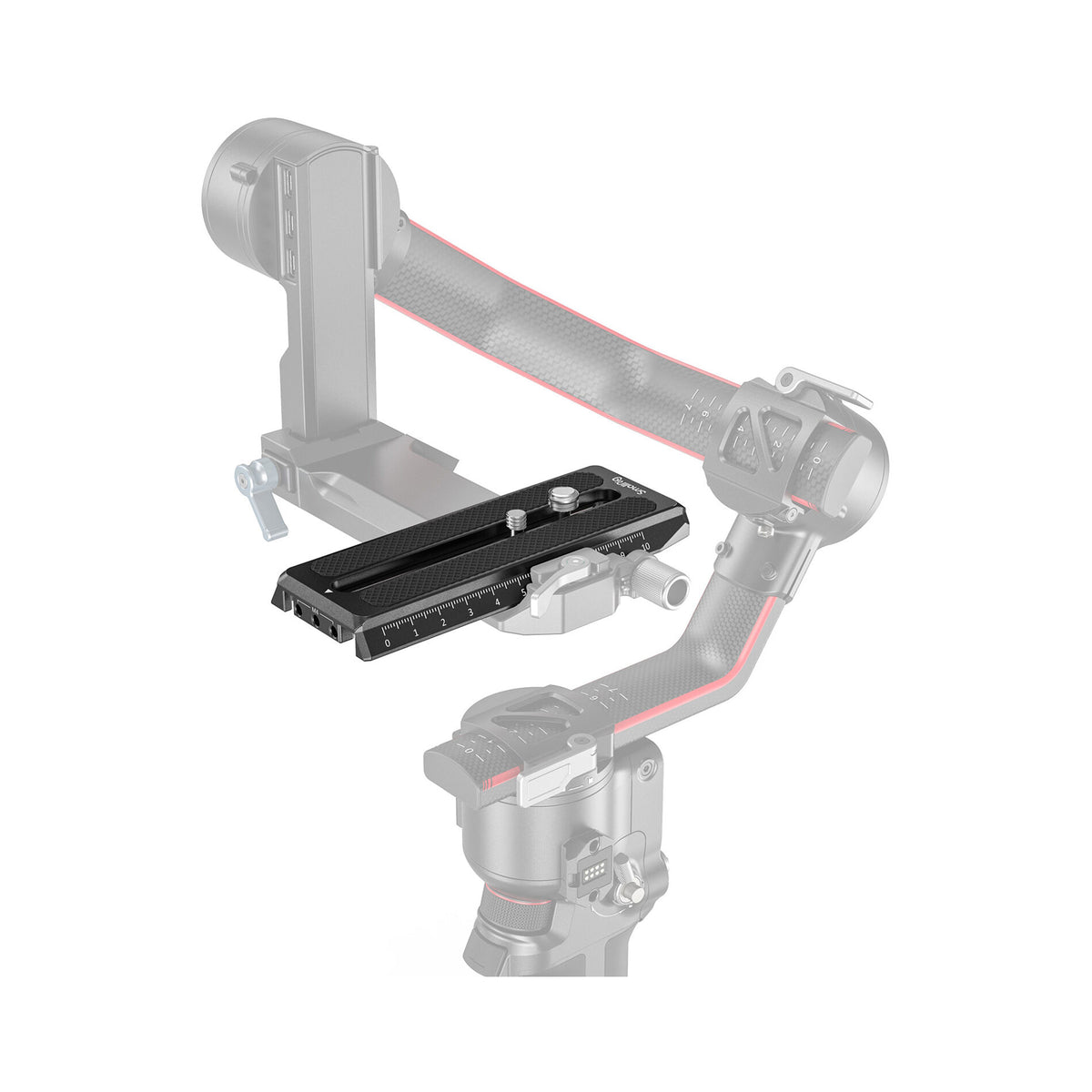 SmallRig Manfrotto-Style Quick Release Plate for Select DJI Gimbals-3158B