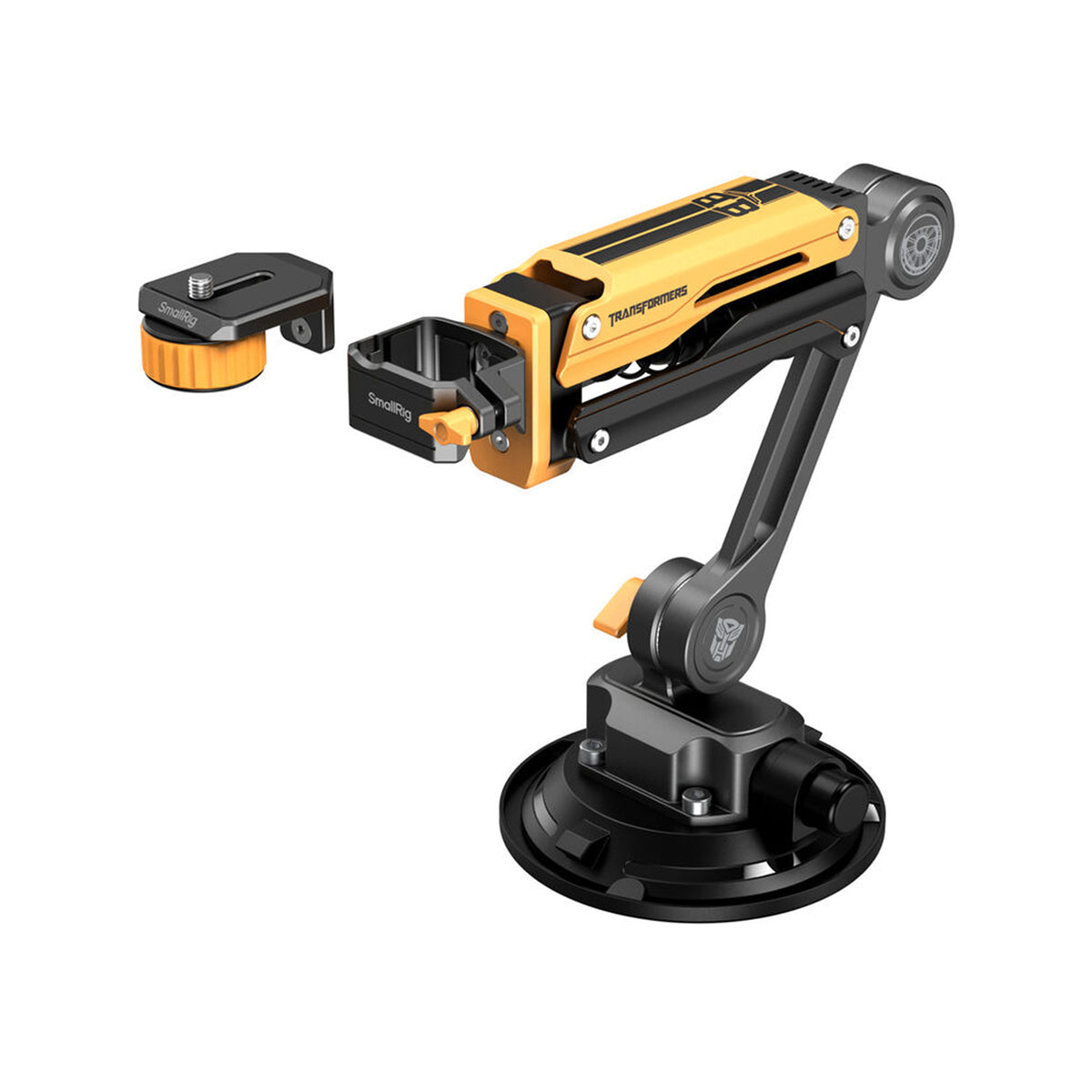SmallRig Mini Shock Absorber Arm for DJI Osmo Pocket 3/4, GoPro HERO13 & Insta360 X4 (Bumblebee Edition)-5528