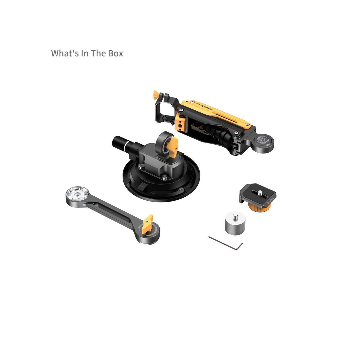 SmallRig Mini Shock Absorber Arm for DJI Osmo Pocket 3/4, GoPro HERO13 & Insta360 X4 (Bumblebee Edition)-5528