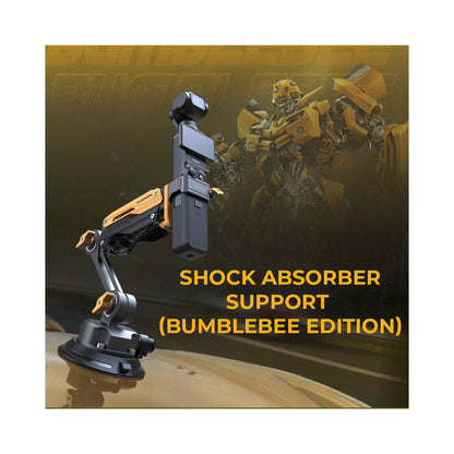 SmallRig Mini Shock Absorber Arm for DJI Osmo Pocket 3/4, GoPro HERO13 & Insta360 X4 (Bumblebee Edition)-5528