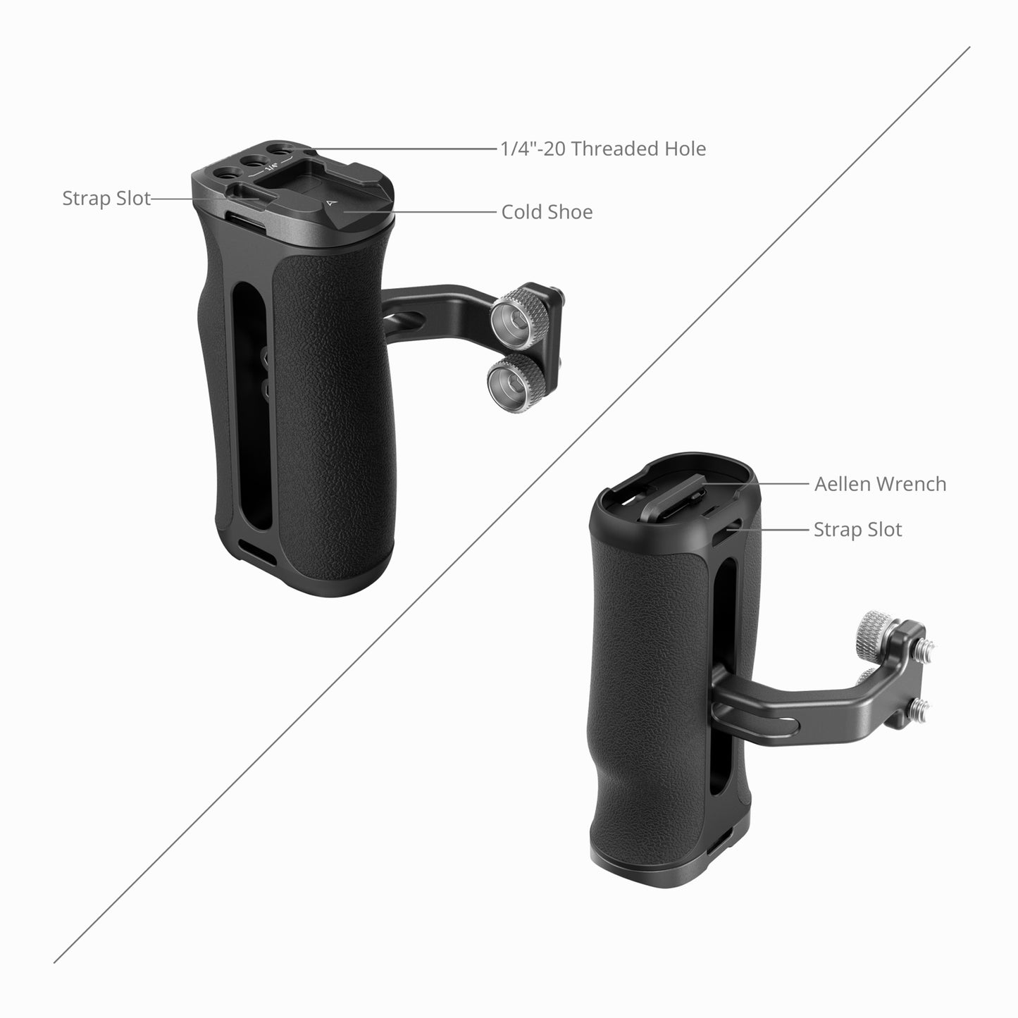 SmallRig Mini Side Handle with 1/4"-20 Screws-4756