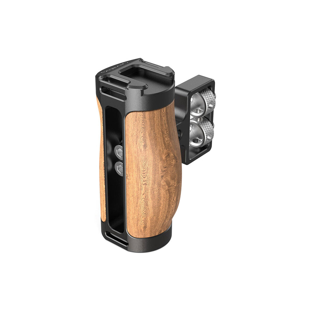 SmallRig Mini Wood Side Handle with Dual 1/4"-20 Screw Mount-2913