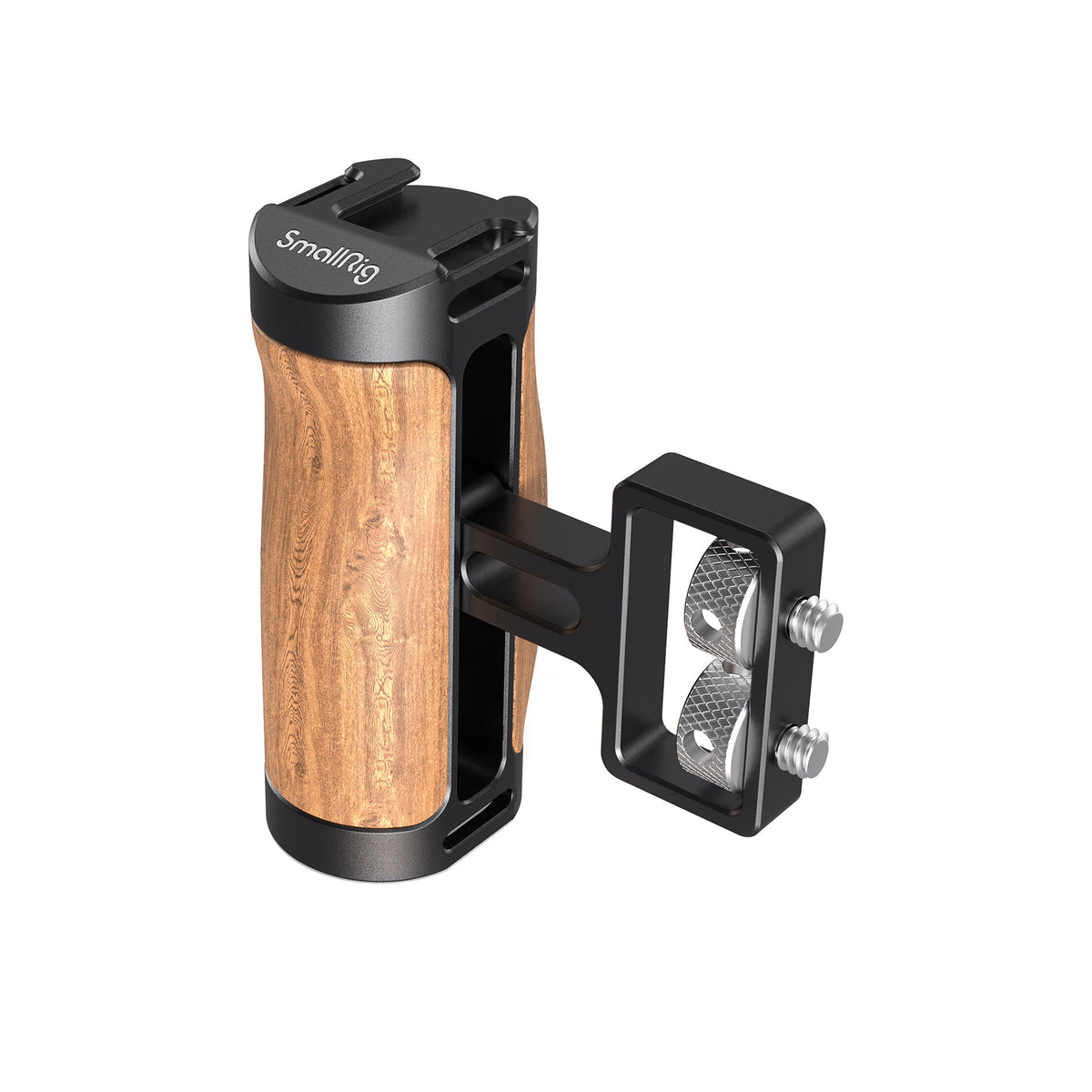 SmallRig Mini Wood Side Handle with Dual 1/4"-20 Screw Mount-2913