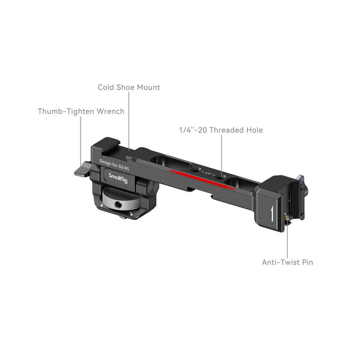 SmallRig Monitor Mount with NATO Clamp for Select DJI RS Series Gimbals-3026B