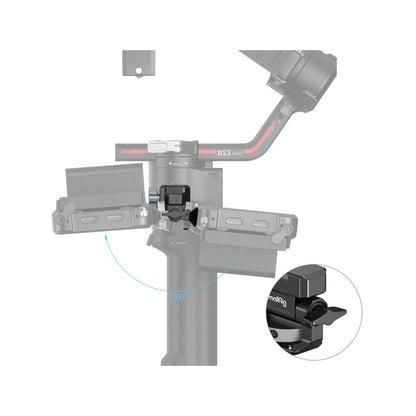 SmallRig Monitor Mount with NATO Clamp for Select DJI RS Series Gimbals-3026B
