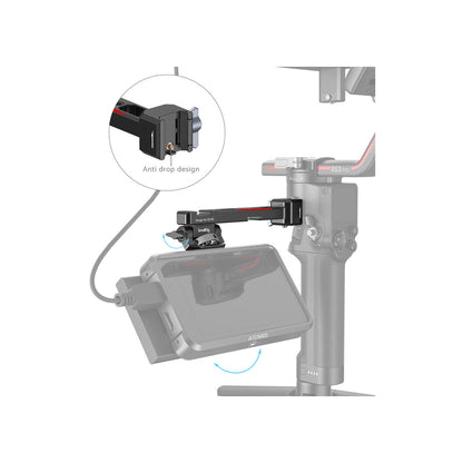 SmallRig Monitor Mount with NATO Clamp for Select DJI RS Series Gimbals-3026B