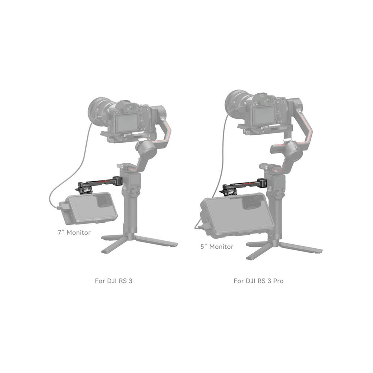 SmallRig Monitor Mount with NATO Clamp for Select DJI RS Series Gimbals-3026B