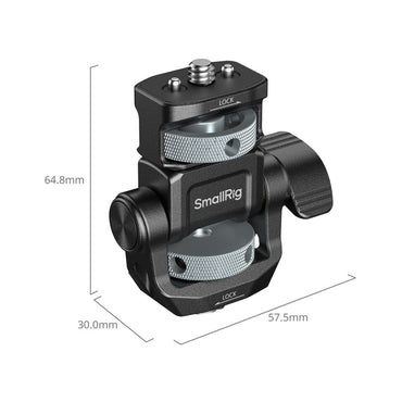 SmallRig Monitor Support for Horizontal & Vertical Shooting with ARRI 3/8"-16 Locating Screw – 6314