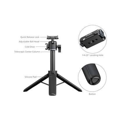 SmallRig Telescoping Handgrip/Tripod for Action Cameras-5435