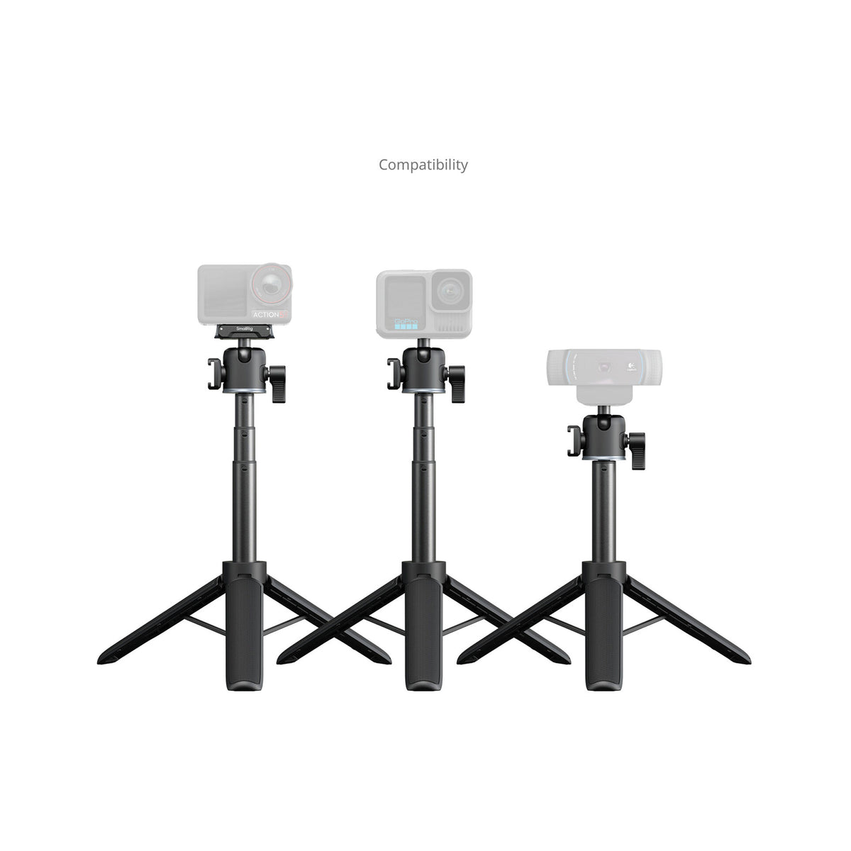 SmallRig Telescoping Handgrip/Tripod for Action Cameras-5435
