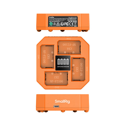 SmallRig NP-FZ100 4-Channel Camera Battery Charger-4839