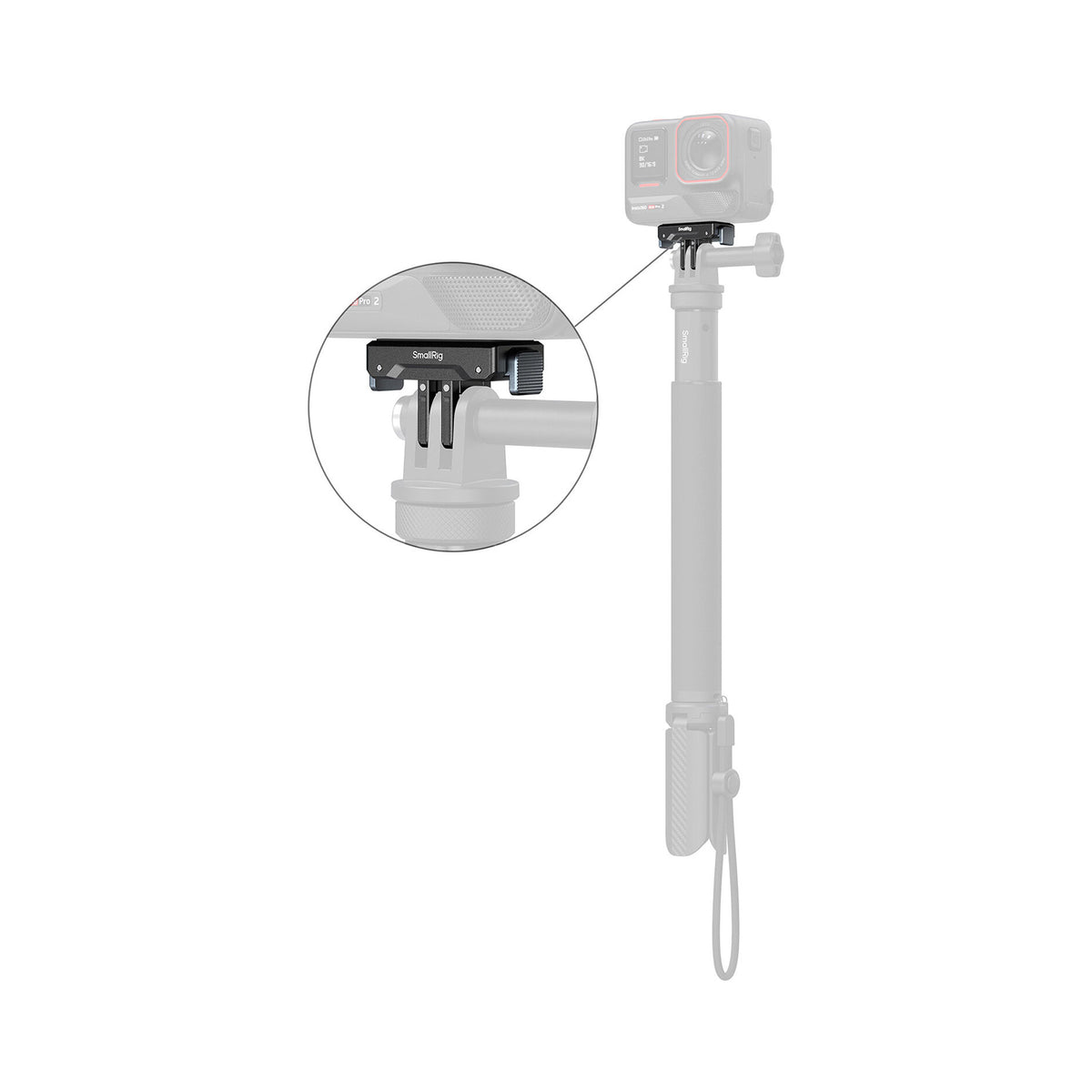 SmallRig Quick Release Mount Adapter for Insta360 Ace Pro 2/Ace Pro/Ace-5814B