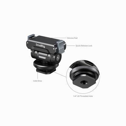SmallRig Quick Release Support for DJI Osmo360 / Action 5 Pro / 4 / 3 with Cold Shoe Adapter 5436