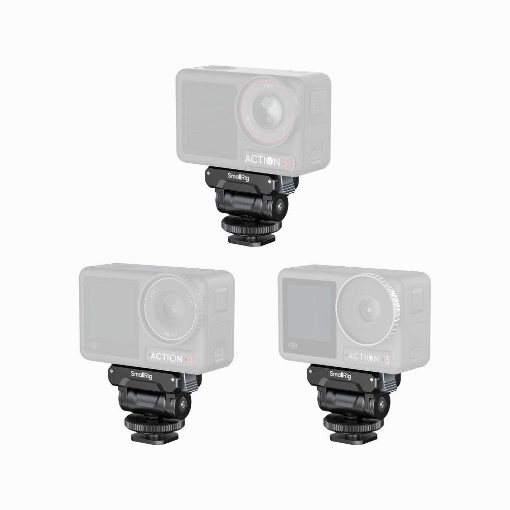 SmallRig Quick Release Support for DJI Osmo360 / Action 5 Pro / 4 / 3 with Cold Shoe Adapter 5436