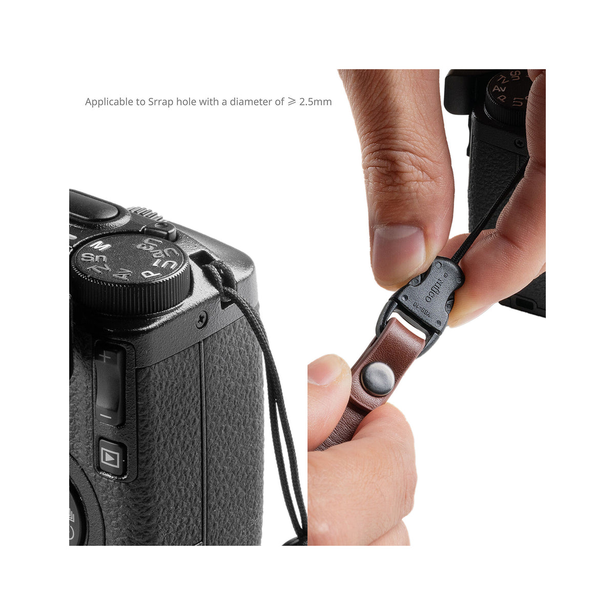 SmallRig Quick Release Wrist Strap for Ricoh GR Series (Black) 5683