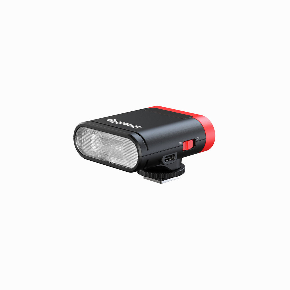 SmallRig RS20 Mini Speedlite Flash (Black and Red)-5374