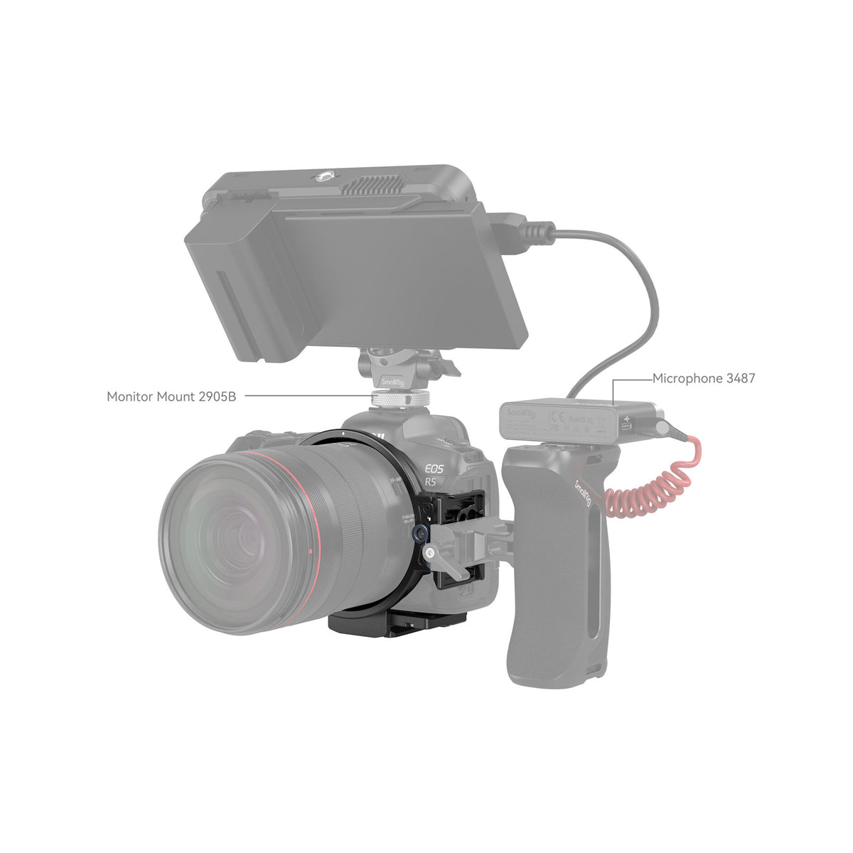 SmallRig Rotatable Horizontal-to-Vertical Mount Plate Kit for Canon EOS R Series (4300)