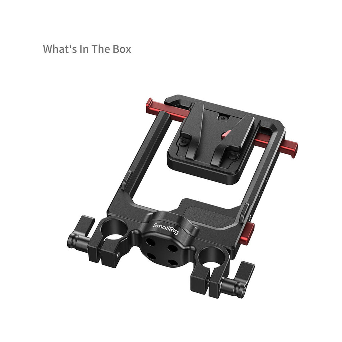 SmallRig Rotatable V-Mount Battery Plate with Dual V-Locks and 15mm Dual Rod Clamp -6273