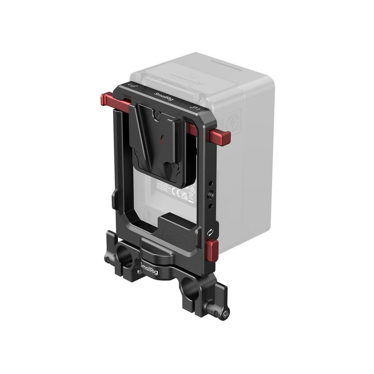 SmallRig Rotatable V-Mount Battery Plate with Dual V-Locks and 15mm Dual Rod Clamp -6273