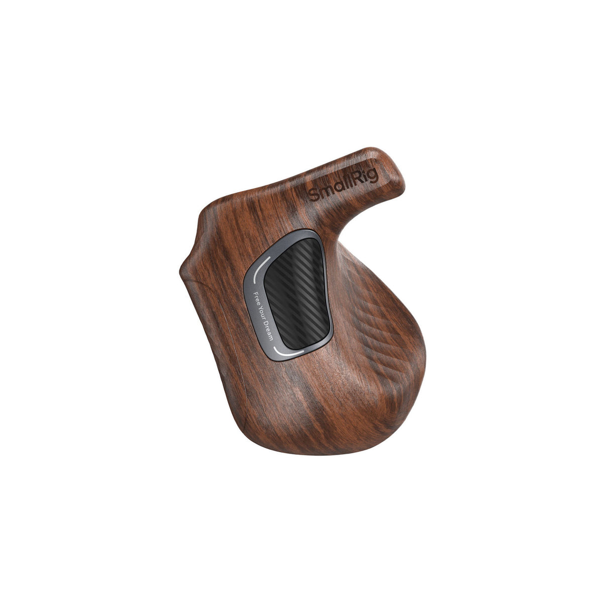 SmallRig Rotating Left-Side Wooden Handle with NATO Clamp 5161