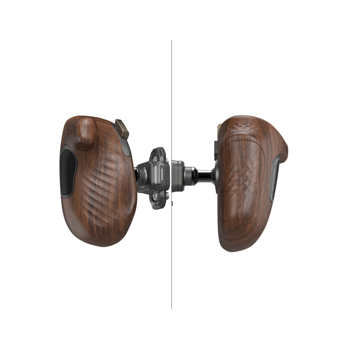 SmallRig Rotating Right-Side Wooden Handle with NATO Clamp 5192