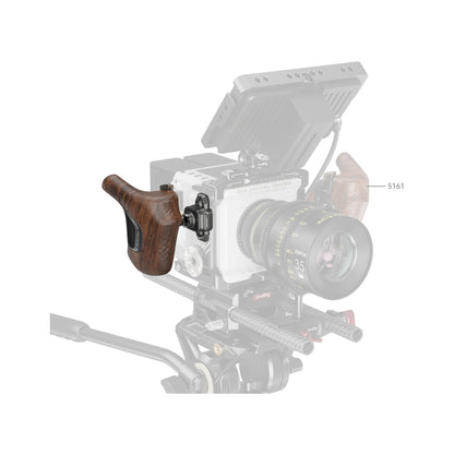 SmallRig Rotating Right-Side Wooden Handle with NATO Clamp 5192