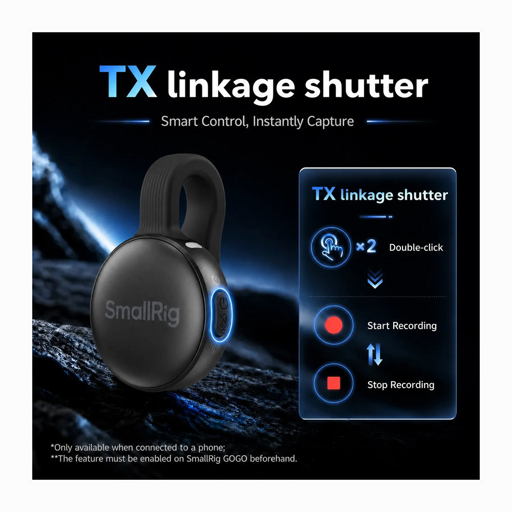 SmallRig S70-A Wireless Microphone (All-in-One) (Black) 5714