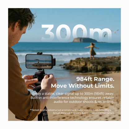 SmallRig S70-A Wireless Microphone (All-in-One) (Black) 5714