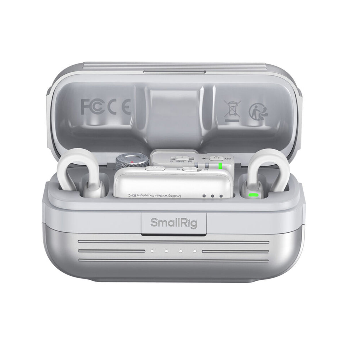 SmallRig S 70 Wireless Microphone with Multi-Device Compatibility (White) — 5716