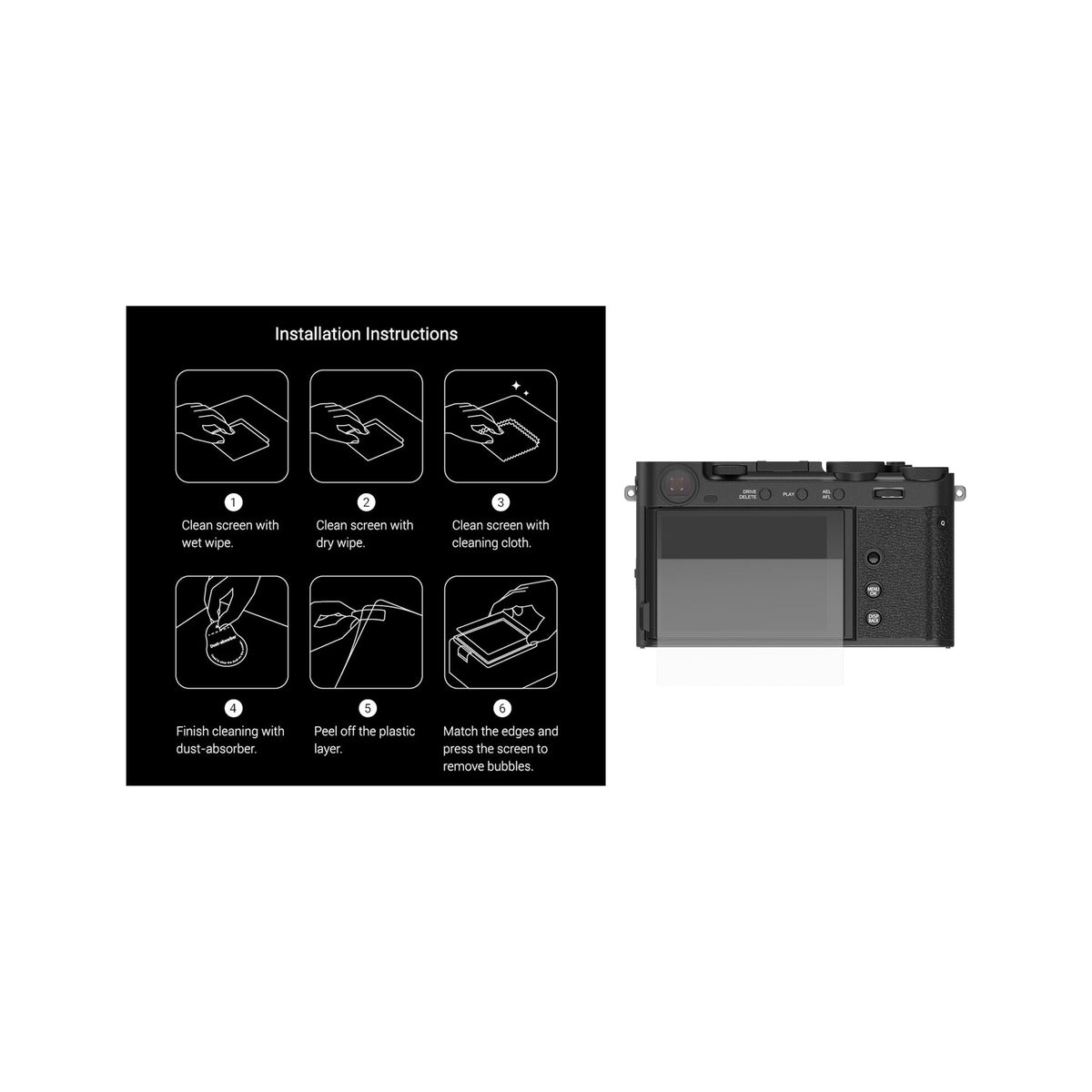 SmallRig Screen Protector for FUJIFILM X-E5 5988