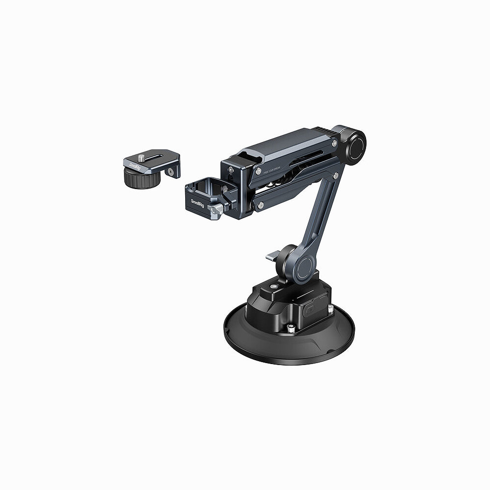 SmallRig Shock Absorber Support with Electronic Suction Cup for DJI Osmo Pocket 3 / GoPro HERO13 Black / Insta360 X4 5507