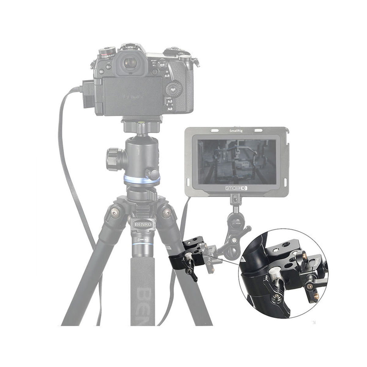SmallRig Super Clamp for 10-55mm Rods-2220