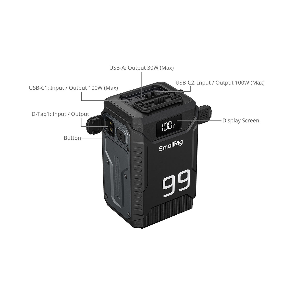 SmallRig T99 V-Mount Power Bank (99Wh)-5864