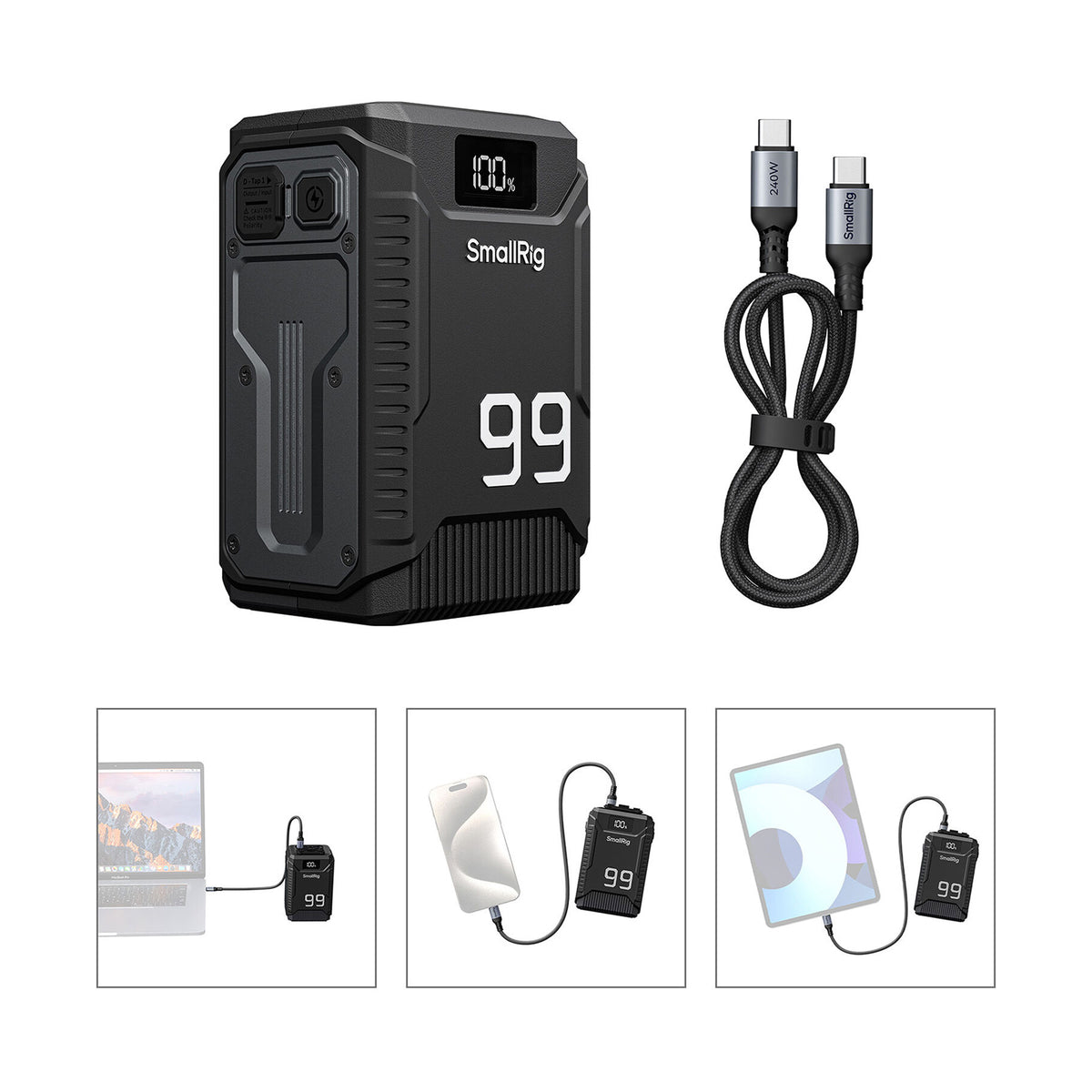 SmallRig T99 V-Mount Power Bank (99Wh)-5864