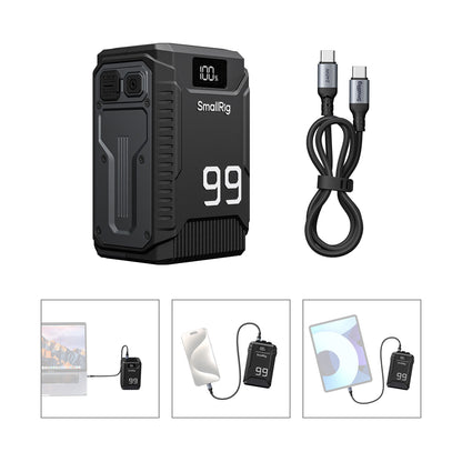 SmallRig T99 V-Mount Power Bank (99Wh)-5864