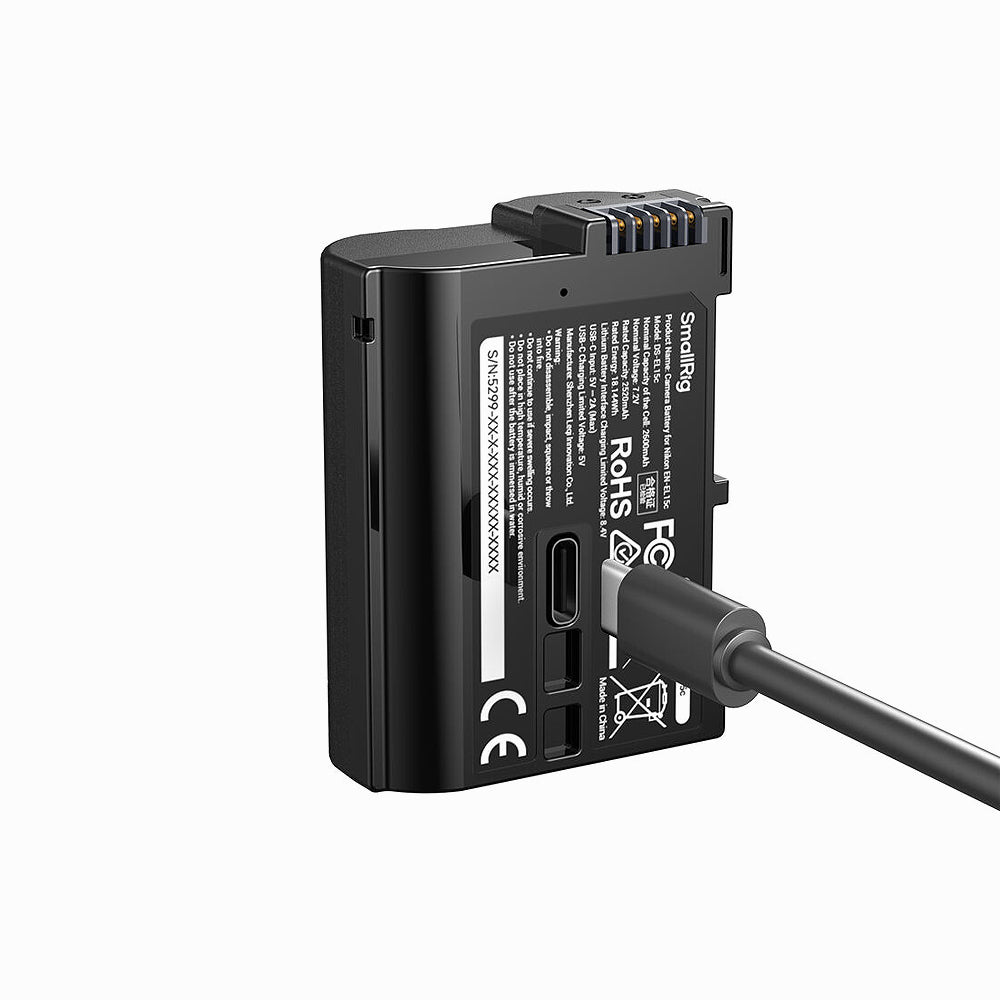 SmallRig USB-C Camera Battery with Power Display for Nikon EN-EL15c 5299