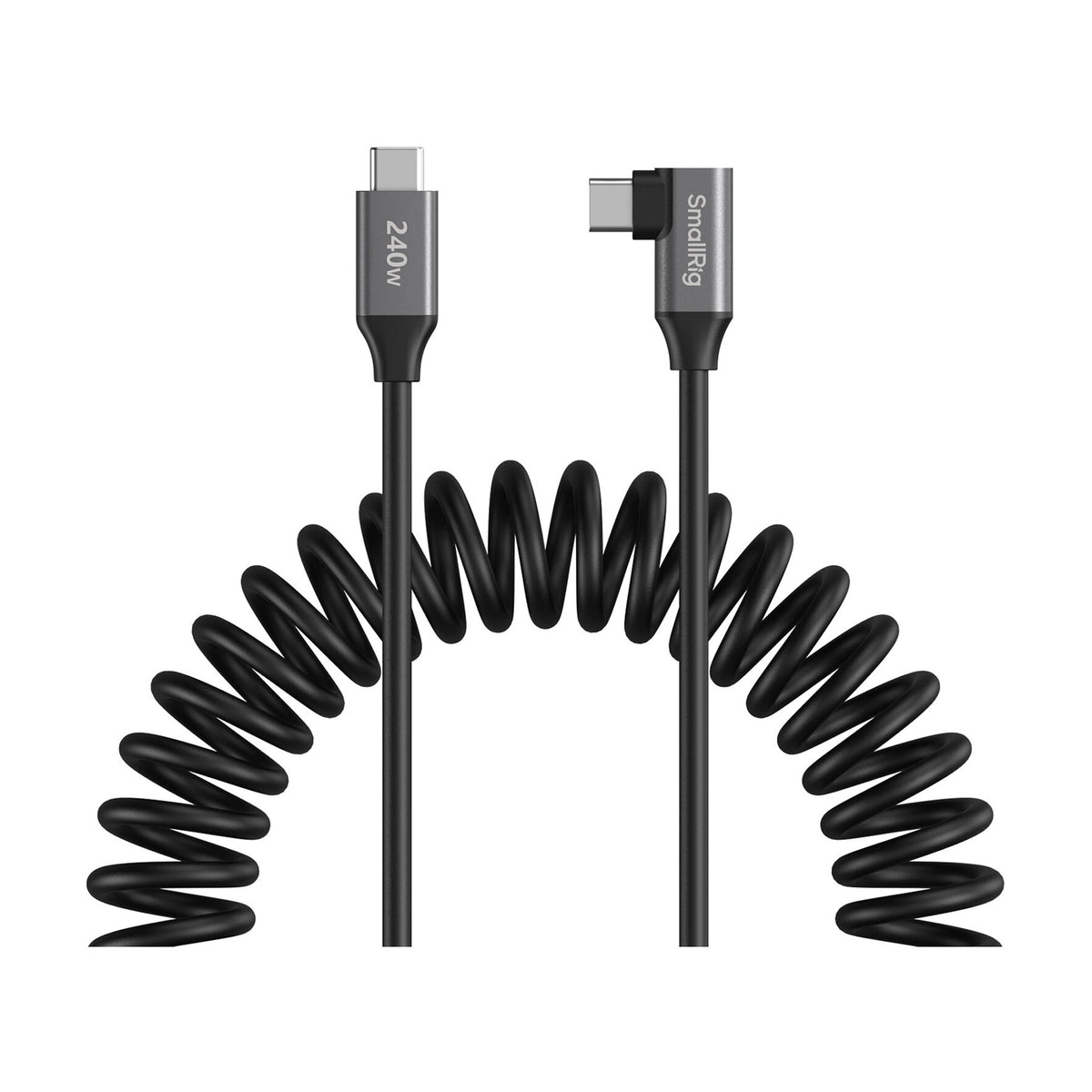 SmallRig USB-C Coiled Cable (Right Angle, 13.8")-5730