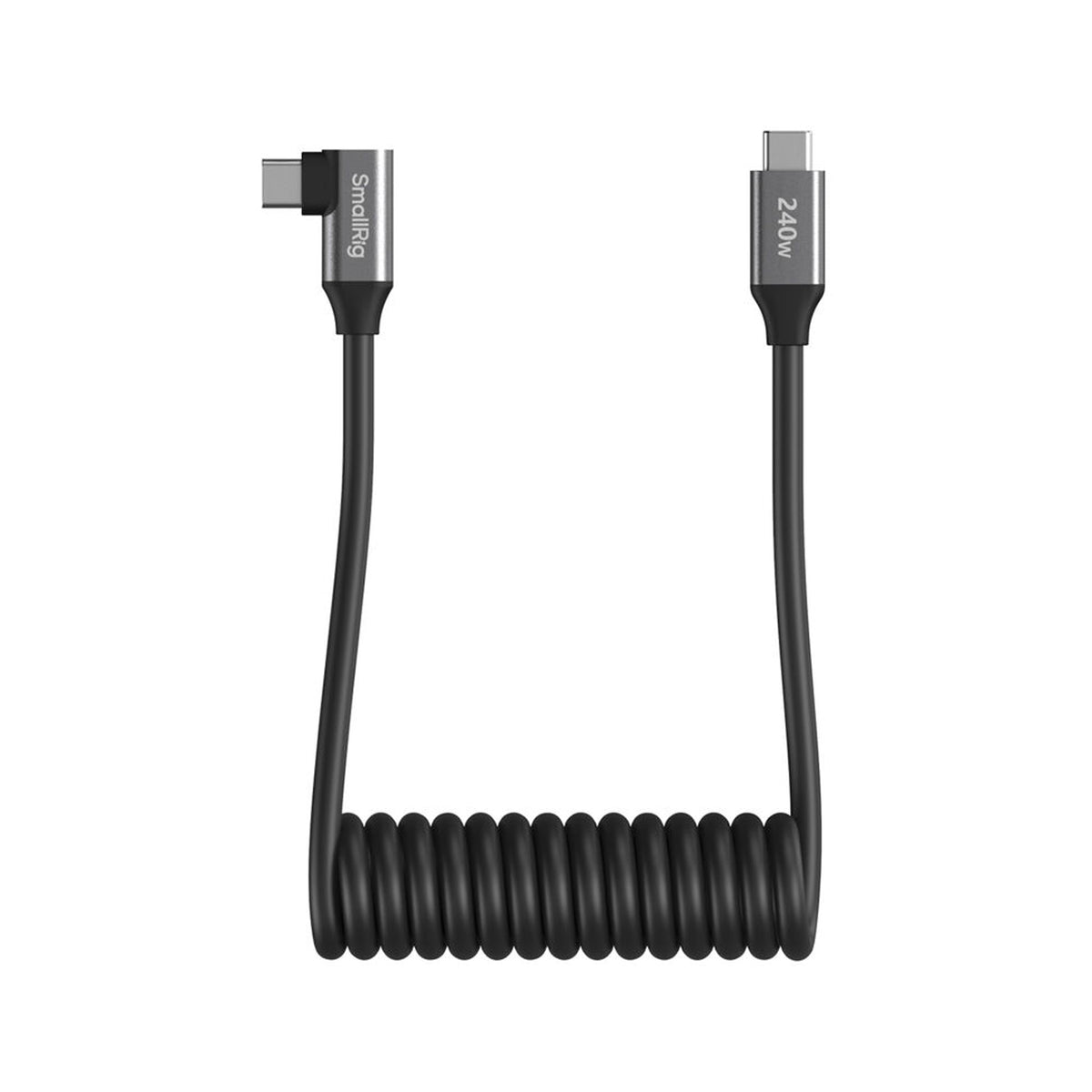 SmallRig USB-C Coiled Cable (Right Angle, 13.8")-5730