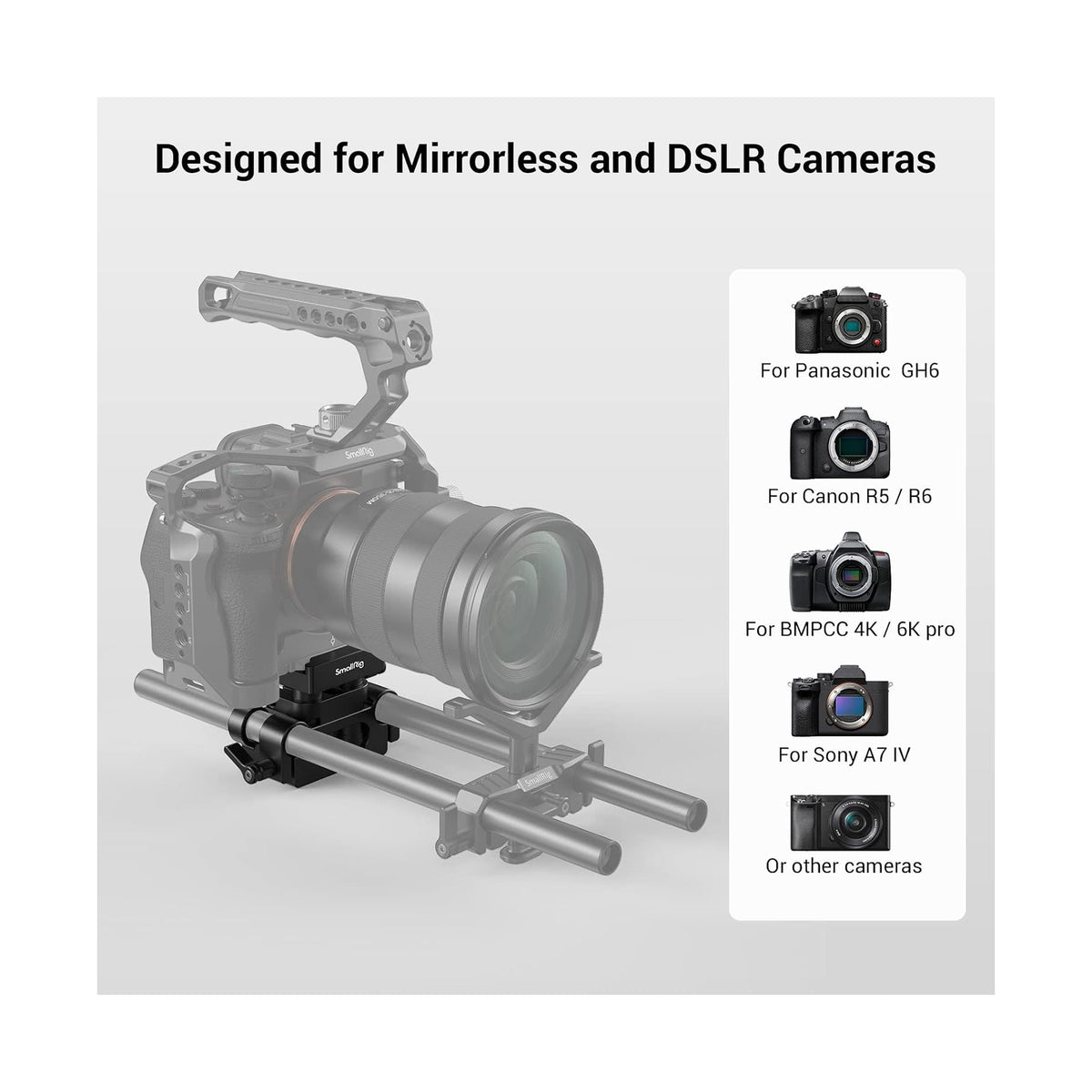 SmallRig Universal Arca-Type Mount Plate Kit (DBC2272B)