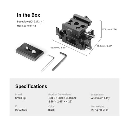 SmallRig Universal Arca-Type Mount Plate Kit (DBC2272B)