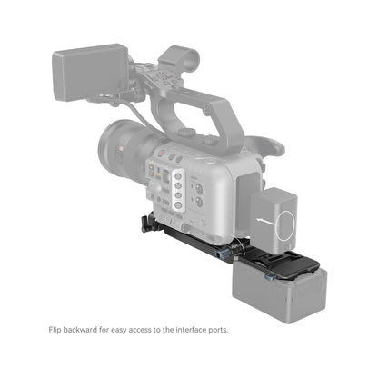 SmallRig V-Lock Battery Plate with 15mm LWS Base Kit for Small Cinema Cameras-4323