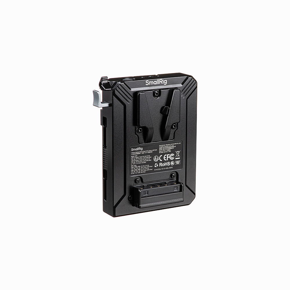 SmallRig V-Mount Battery Mount Plate Kit for 15mm LWS Rods-5226