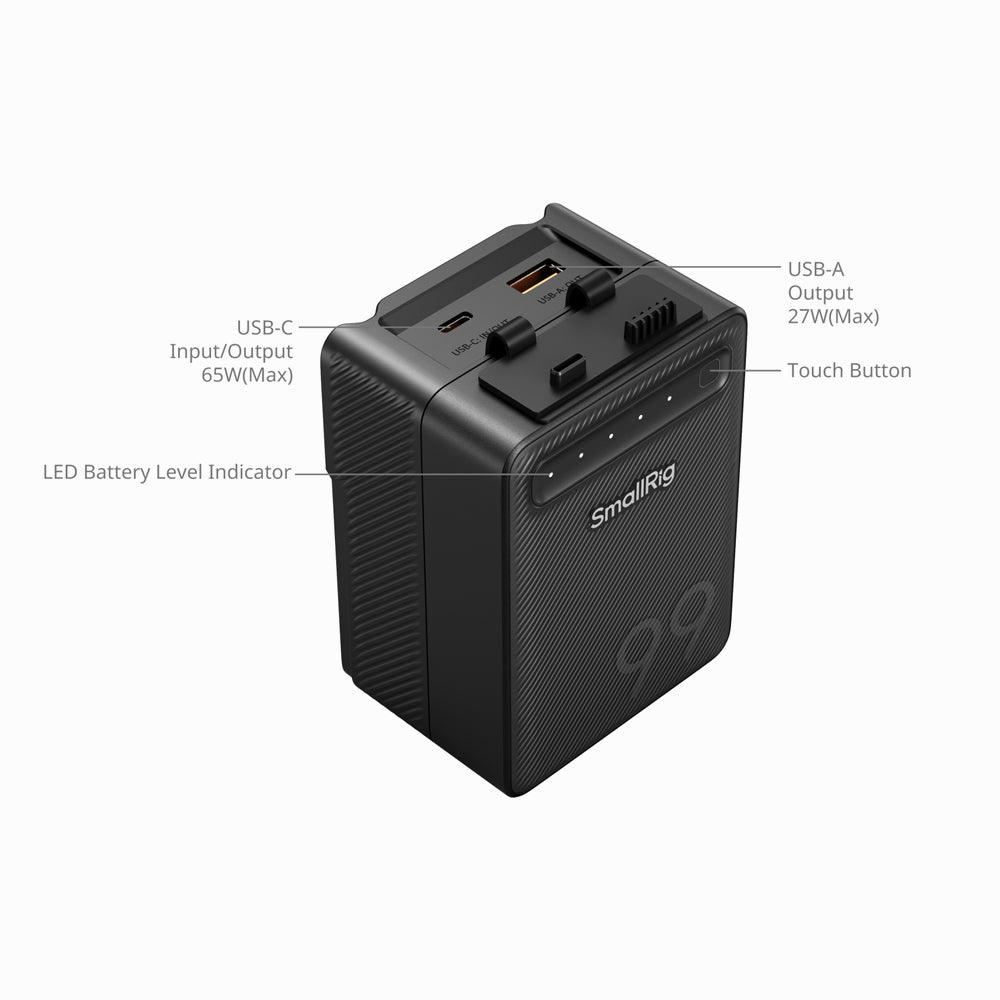 SmallRig VB99 Lite mini V-Mount Battery 5245