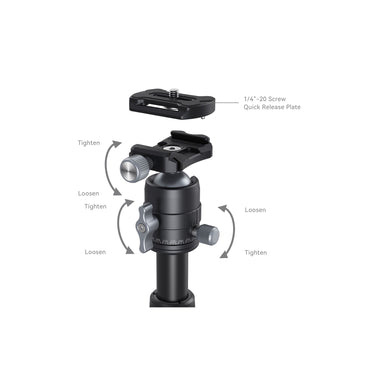 SmallRig VT-20 Aluminum Mini Tripod with Ball Head-4289