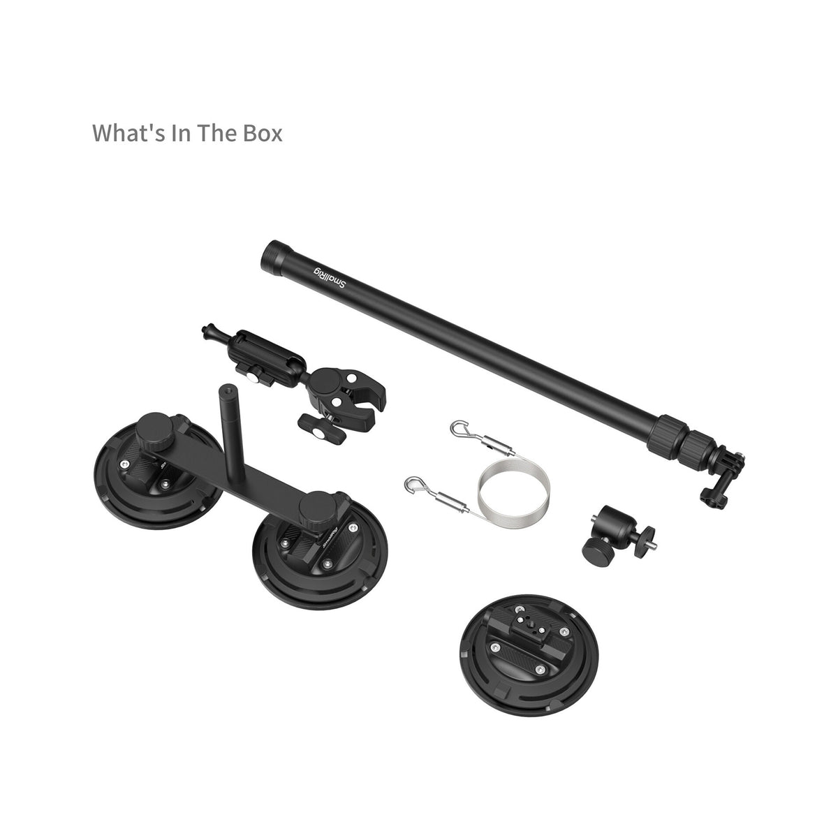 SmallRig Vehicle Suction Cup Support Kit for Action Cameras-5843