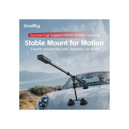 SmallRig Vehicle Suction Cup Support Kit for Action Cameras-5843