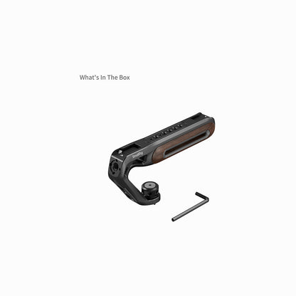 SmallRig Wooden Top Handle with 1/4"-20 & 3/8"-16 Locating Screw-5252