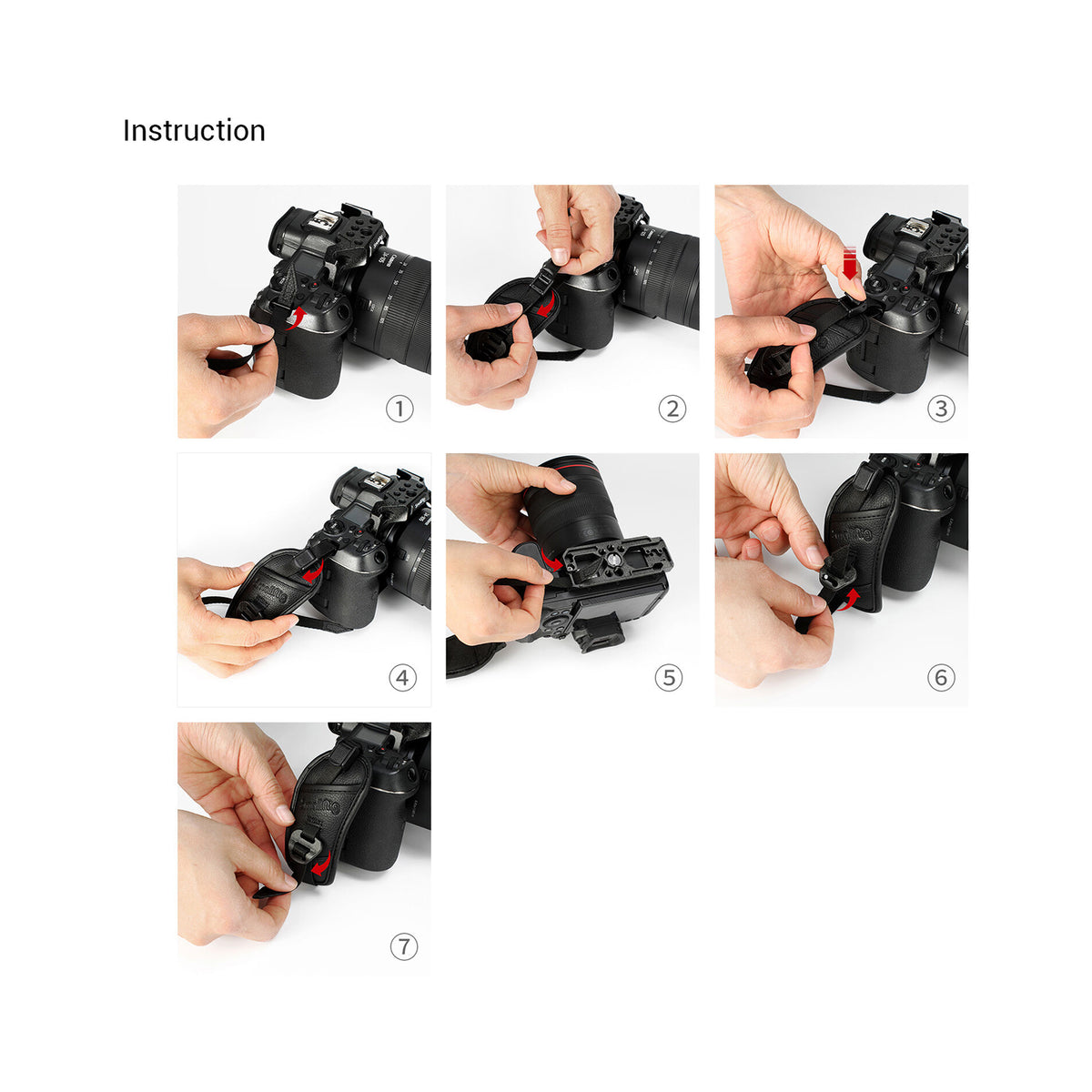 SmallRig "Black Mamba" Hand Strap-3848